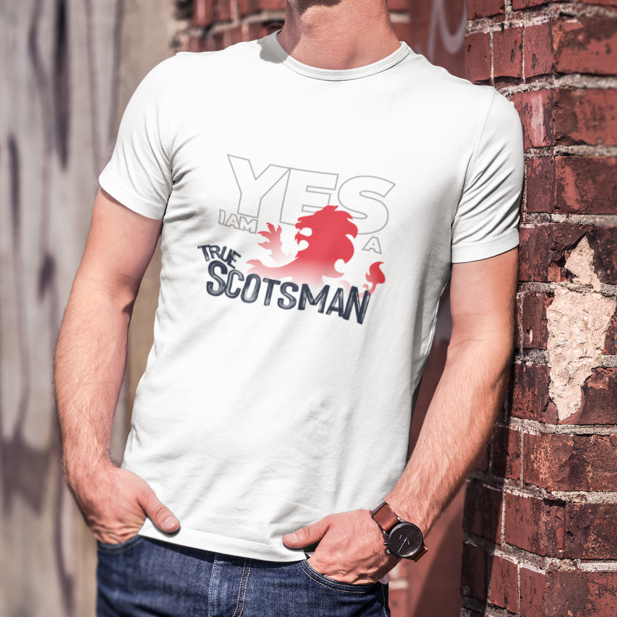 Yes i am a true scotsman - Light ver — T Shirt — lifestyle 1