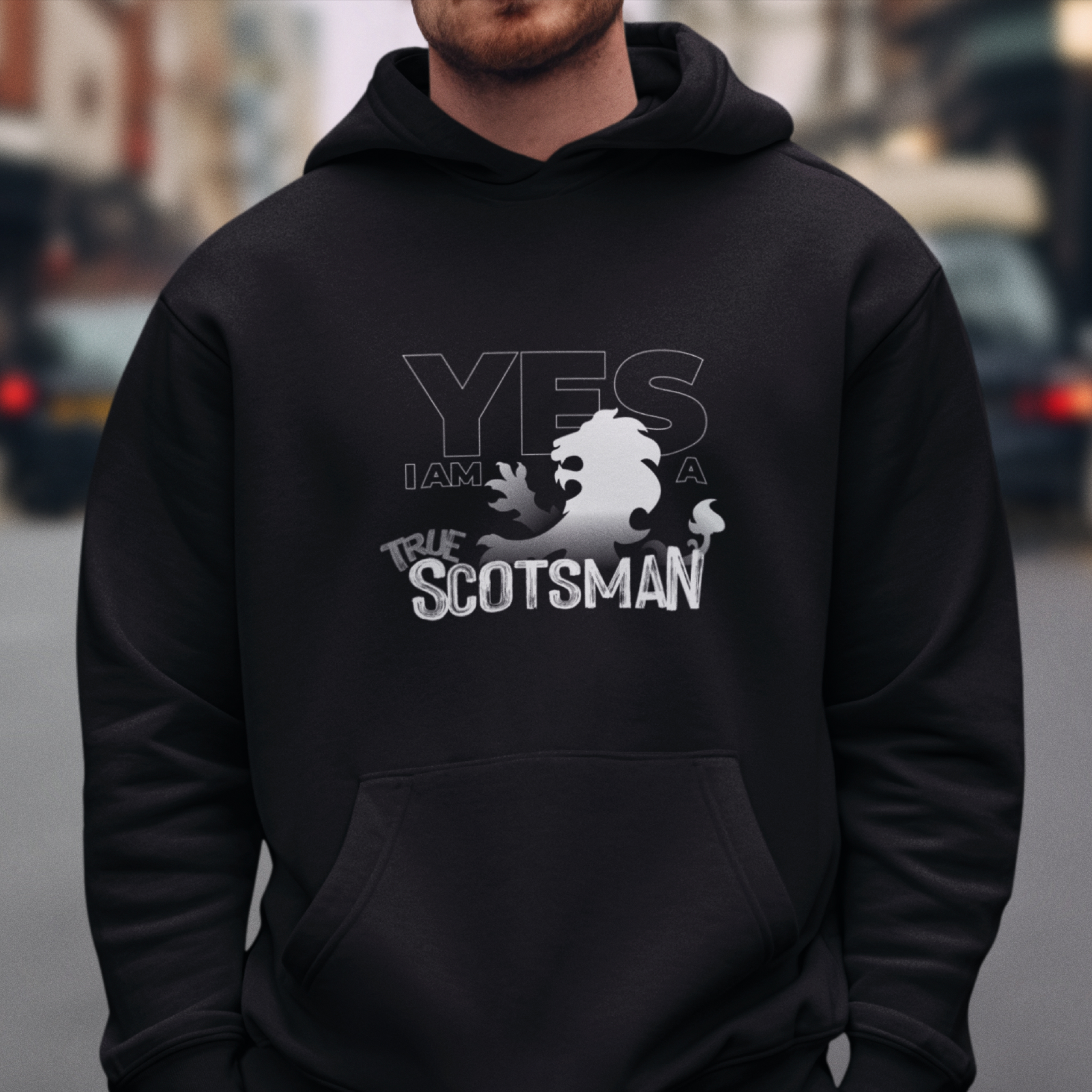 Yes i am a true scotsman - dark ver — Hoodie — lifestyle 1