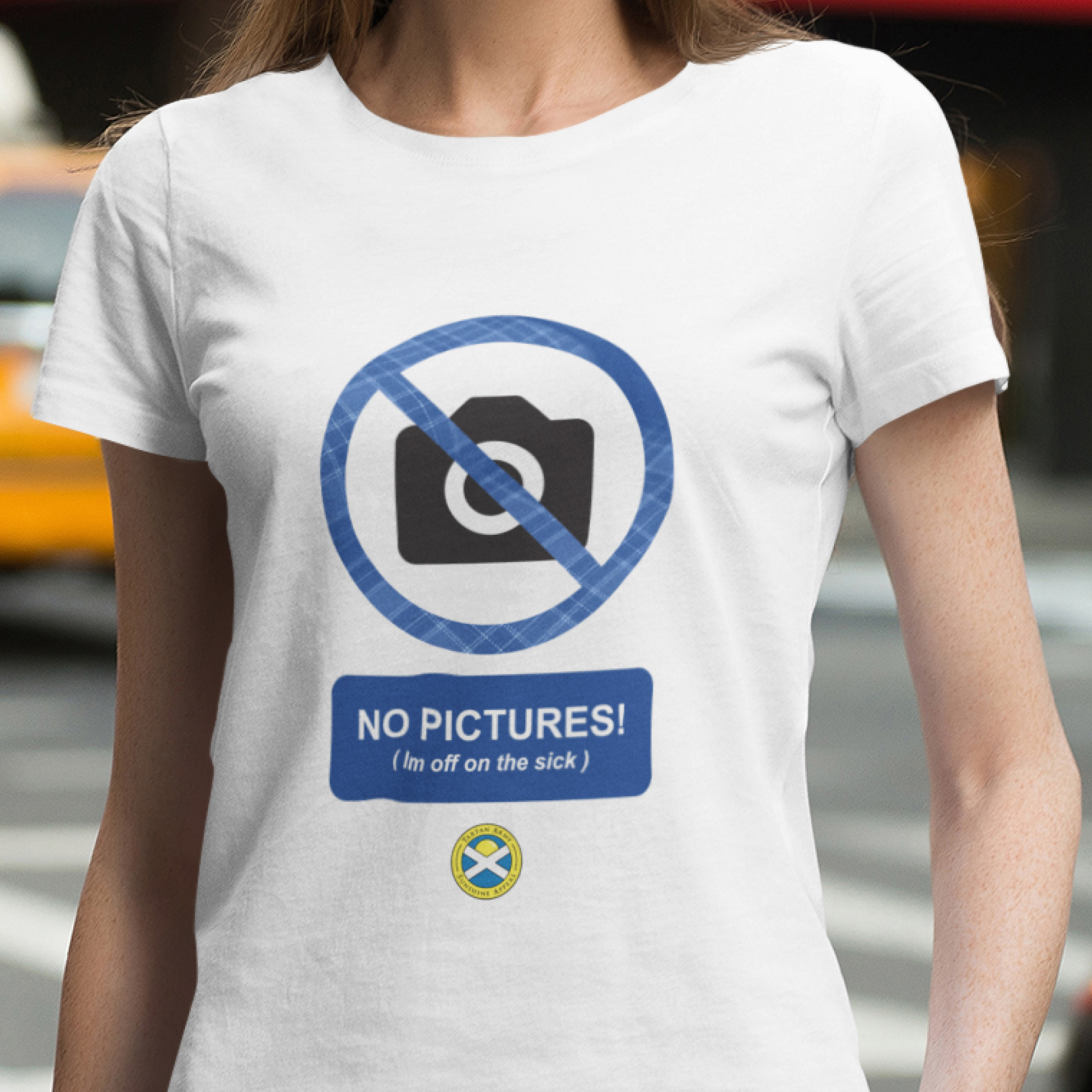 No pictures - Light ver — T Shirt — lifestyle 1