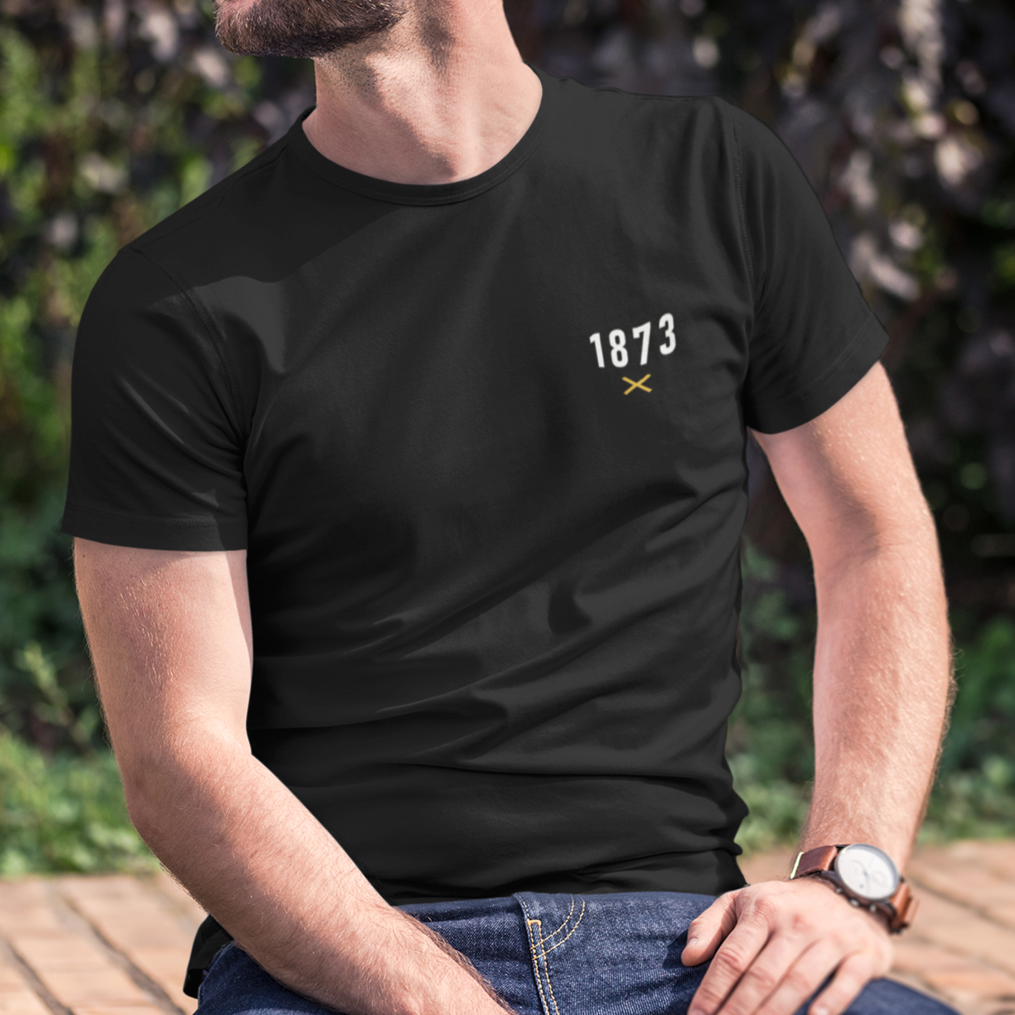 1873 Legacy - Front only — T Shirt — lifestyle 1