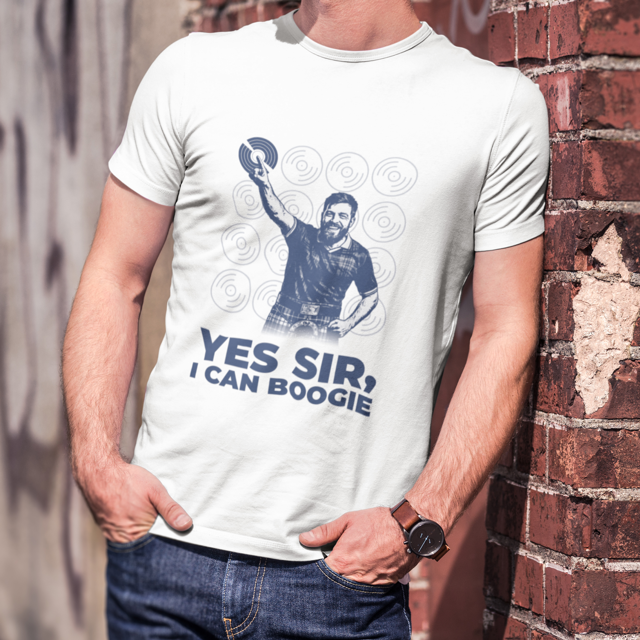 Yes sir, I can boogie — T Shirt — lifestyle 1