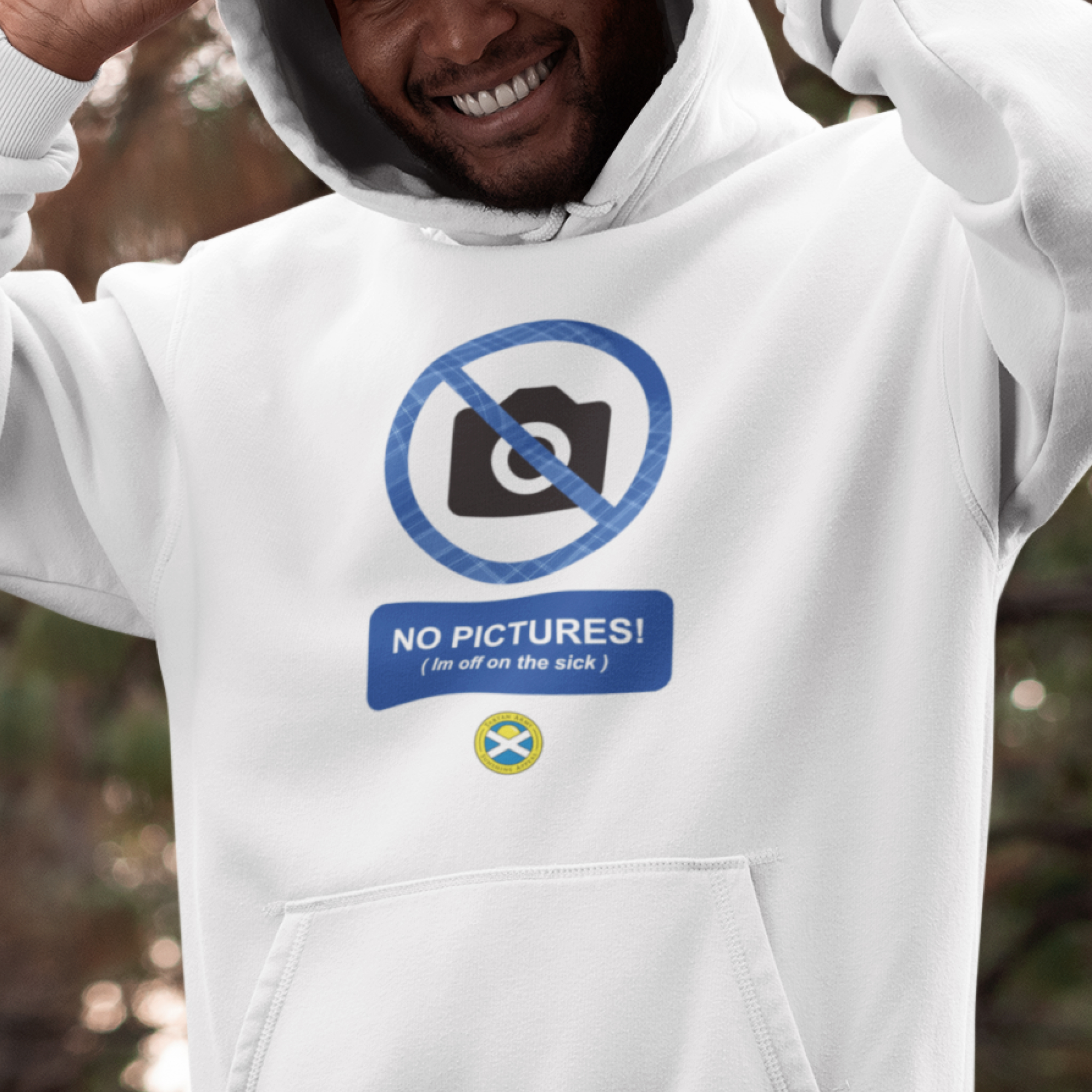 No pictures - Light ver — Hoodie — lifestyle 1