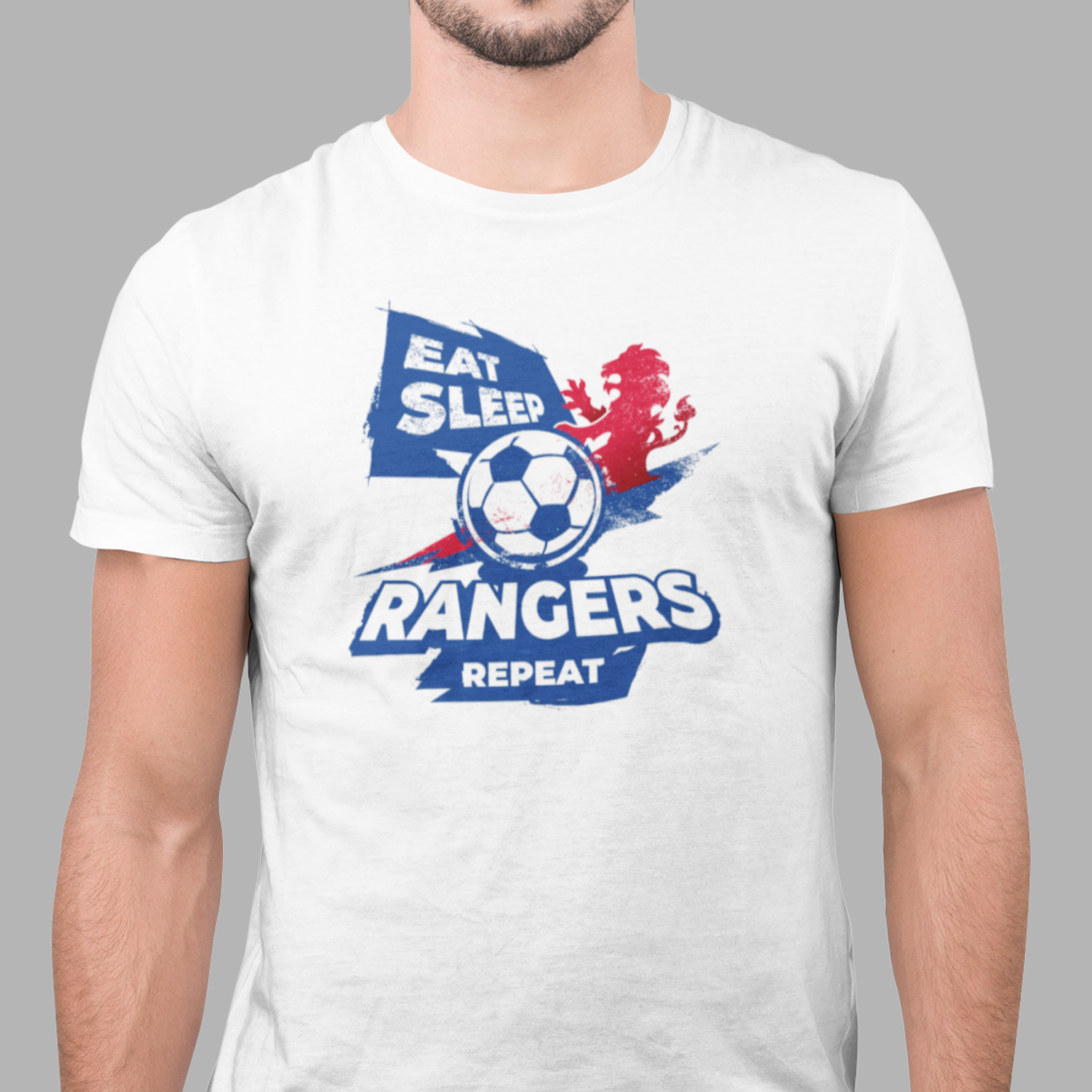 Eat sleep ranger repeat - football ver — T Shirt — lifestyle 1